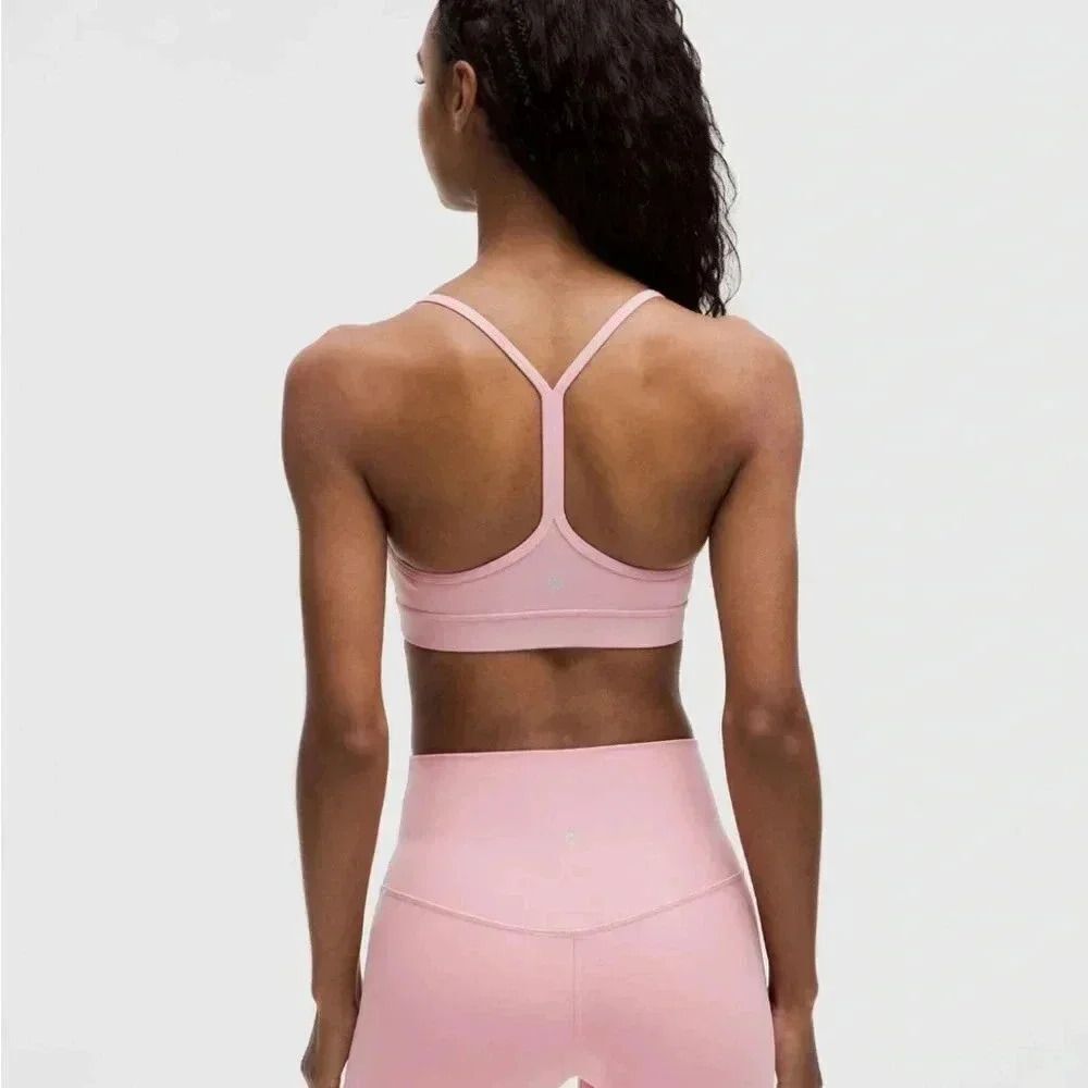 Lululemon Blue Flow Y Nulu bra light support - Picture 2 of 4